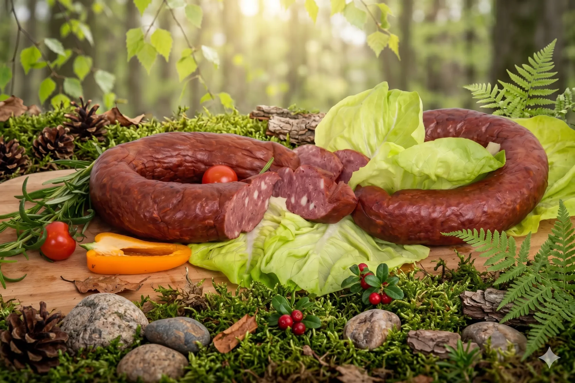 Kiełbasa myśliwska z sarny